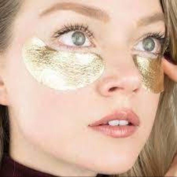 NIB WANDER BEAUTY BAGGAGE CLAIM GOLD EYE MASKS – 4 PAIRS - Picture 6 of 14